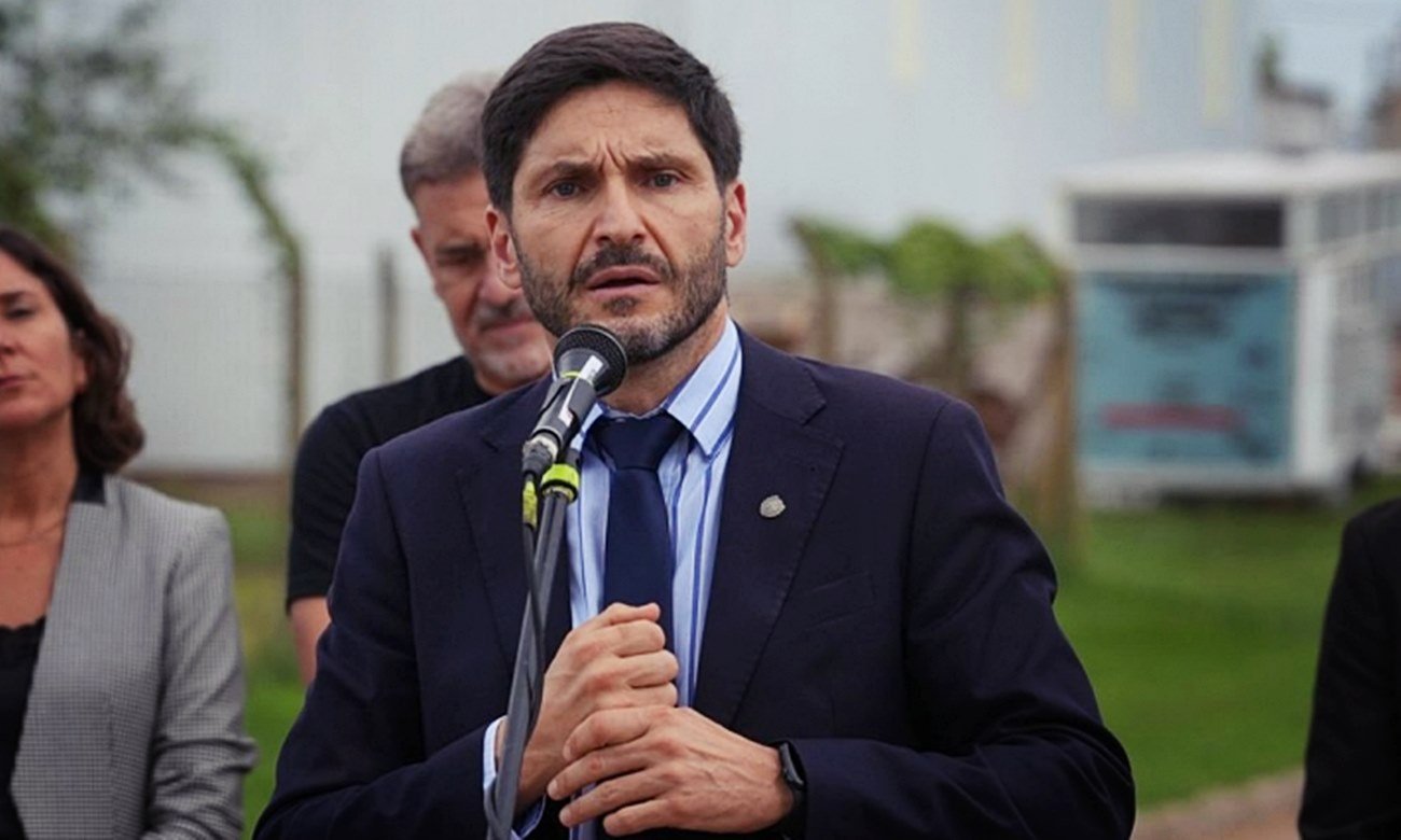 Maximiliano Pullaro durante una actividad oficial en el sur de la provincia de Santa Fe. Foto de archivo.