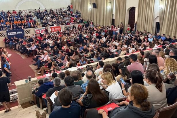 Dirigentes y militantes del Partido Socialista participan de la convención provincial realizada en Santa Fe, donde se debatieron propuestas y se reafirmó el rumbo político del espacio.