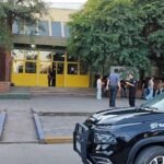 Escuela Nº 40 “Mariano Moreno” de San Cristóbal, escenario del ataque ocurrido el 30 de marzo. Foto de archivo.