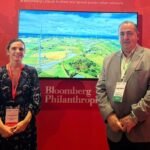 El intendente Juan Pablo Poletti durante su participación en Bloomberg CityLab en Madrid, en el marco de la agenda internacional de Santa Fe sobre innovación urbana y acción climática.