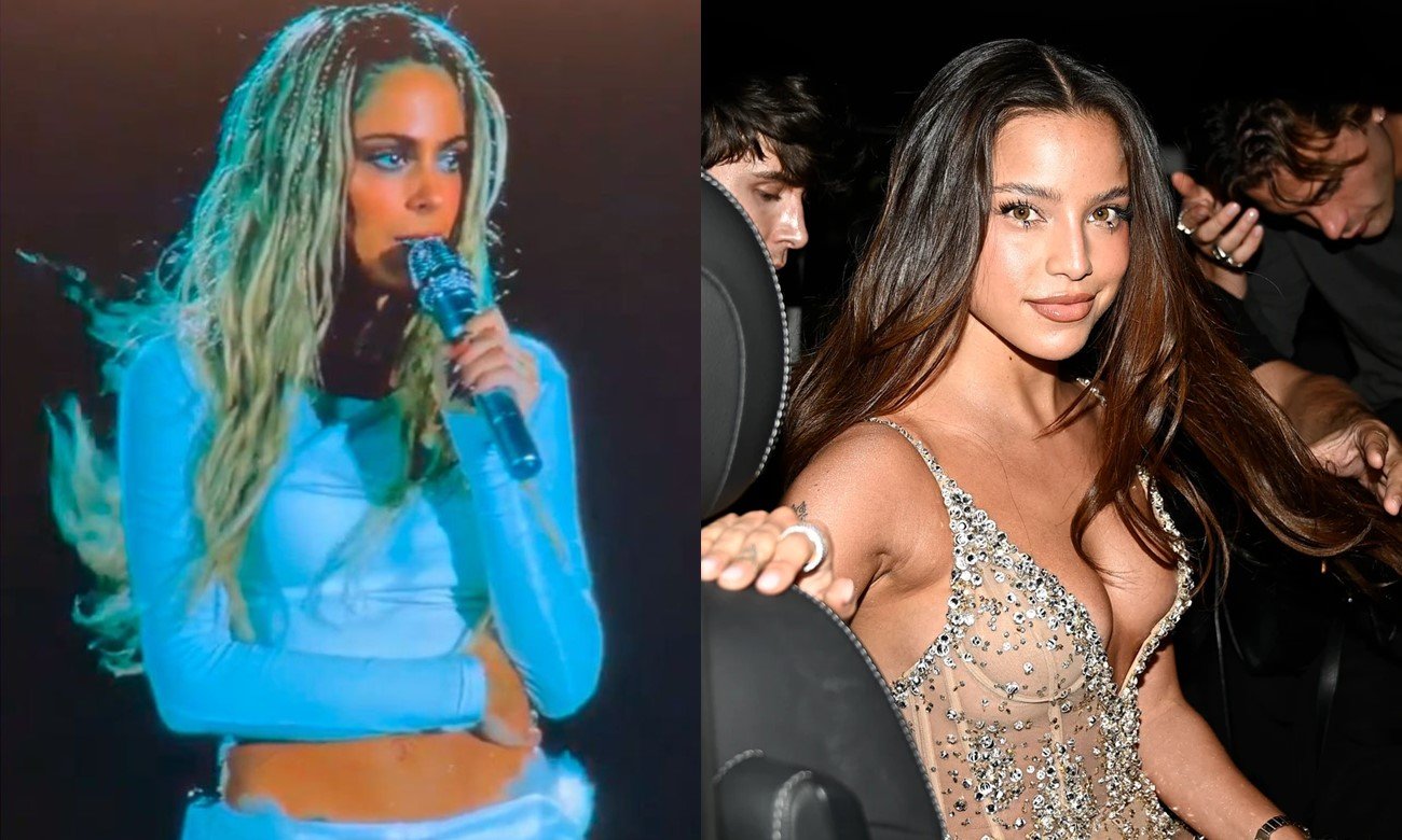 Composición de archivo que reúne a Tini Stoessel y Emilia Mernes, protagonistas de una reciente polémica mediática.