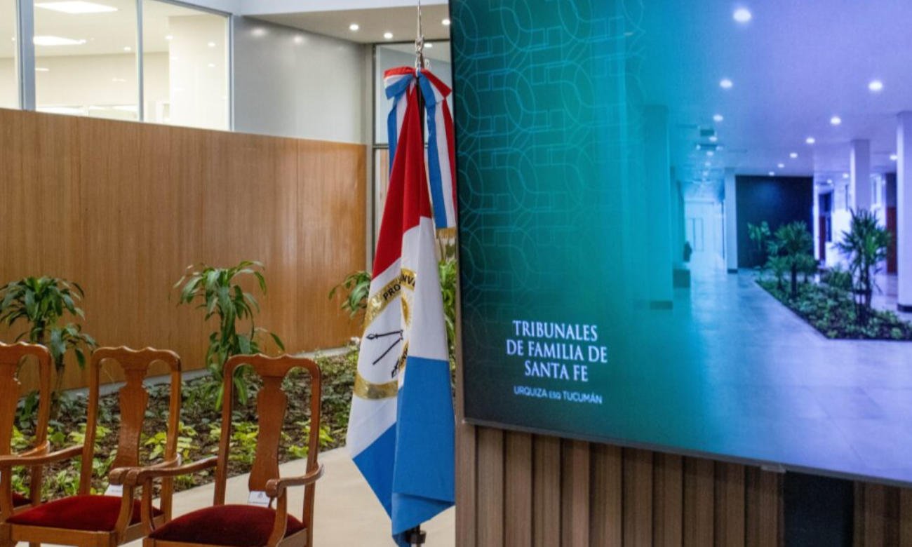 Tribunal de Familia de la ciudad de Santa Fe, ámbito donde se tramitan causas vinculadas a niñez, vínculos familiares y derechos de las personas. Foto de archivo.
