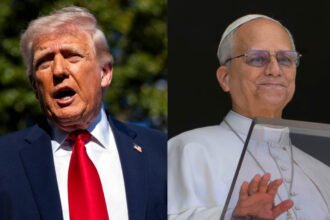 El presidente de Estados Unidos, Donald Trump, y el papa León XIV, protagonistas de un fuerte cruce público tras declaraciones sobre política internacional y el rol de la Iglesia. Foto: archivo.