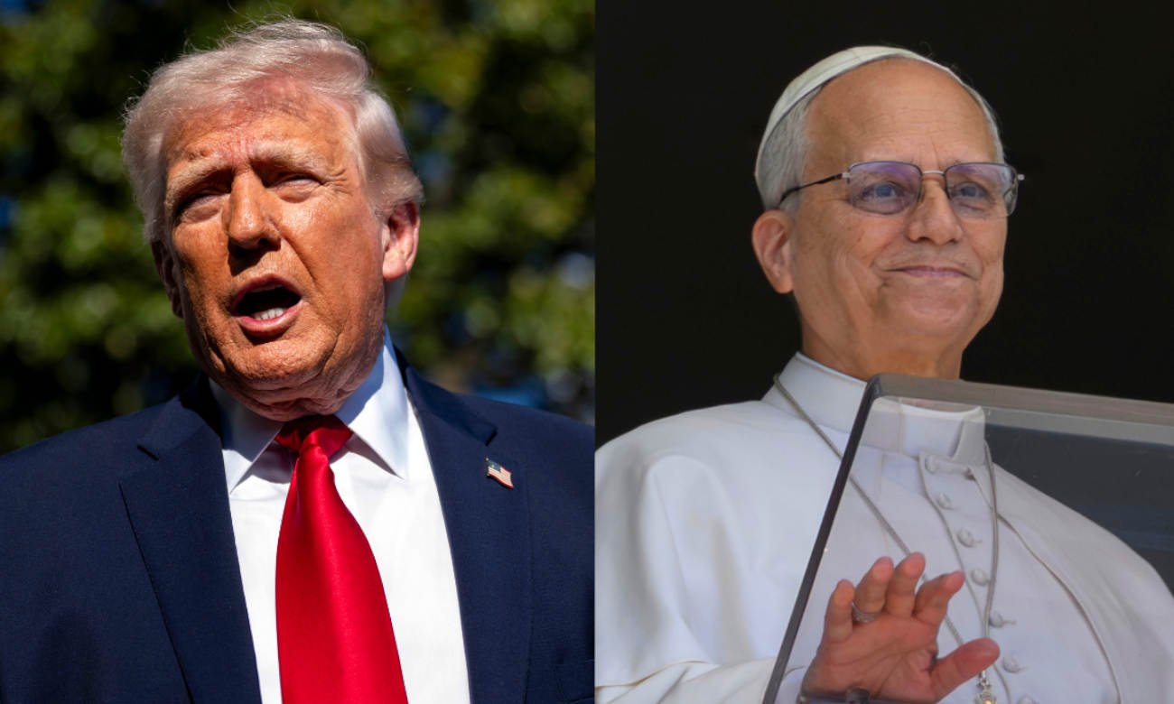 El presidente de Estados Unidos, Donald Trump, y el papa León XIV, protagonistas de un fuerte cruce público tras declaraciones sobre política internacional y el rol de la Iglesia. Foto: archivo.