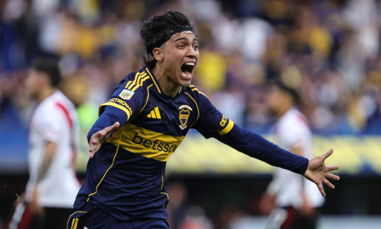 Exequiel Zeballos en acción con la camiseta de Boca Juniors. Imagen de archivo.