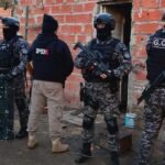 Operativos de la Policía de Investigaciones en barrio Loyola, en la ciudad de Santa Fe. Foto de archivo.