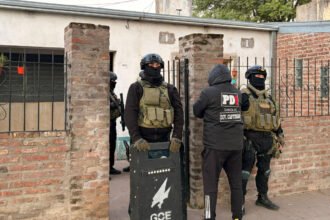 Operativo de la Policía de Investigaciones en una vivienda de Recreo en el marco de una causa por delitos contra la integridad sexual. Foto de archivo