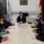 Representantes de Asoem y autoridades participaron de una audiencia en el Ministerio de Trabajo de Santa Fe para intentar destrabar el conflicto gremial. Foto de archivo