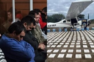 Operativo federal en el norte santafesino tras el secuestro de cocaína transportada en una avioneta clandestina. Foto de archivo.