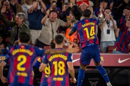 Barcelona celebró una nueva consagración en La Liga tras vencer a Real Madrid en el clásico español. Foto de archivo.