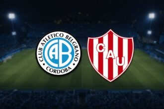 Escudos de Belgrano y Unión de Santa Fe en la previa del duelo por los cuartos de final del Torneo Apertura 2026, con el estadio Julio César Villagra como escenario del cruce eliminatorio. Foto ilustrativa.