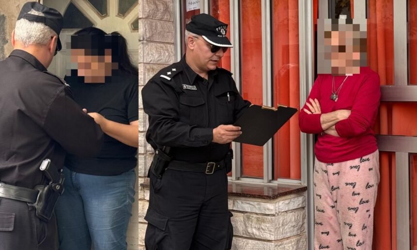 Personal policial notifica a un adulto responsable en el marco de las intimaciones por amenazas en establecimientos educativos.