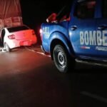 Operativo policial y de emergencias tras un accidente de tránsito sobre una ruta del norte santafesino. Foto de archivo.