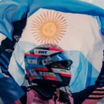 Franco Colapinto y el orgullo argentino en una imagen que refleja el acompañamiento de los fanáticos. Foto de archivo.