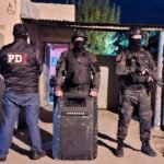 Personal de la Policía de Investigaciones durante un operativo por narcotráfico en la provincia de Santa Fe. Foto: archivo.