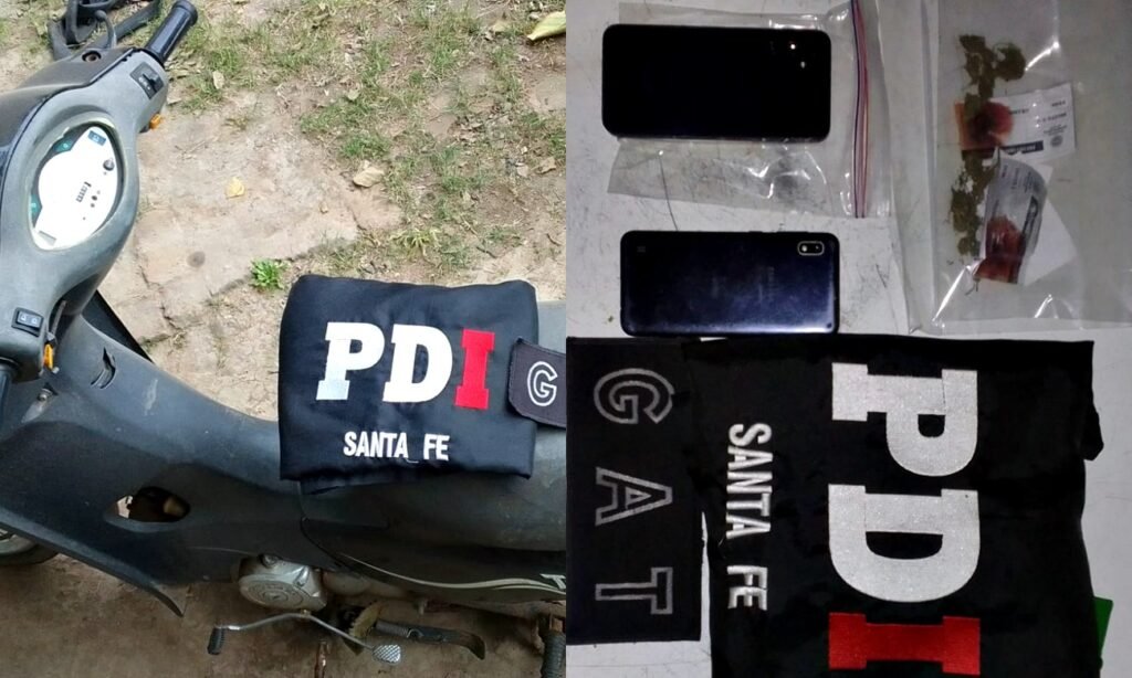 Elementos secuestrados por la PDI durante allanamientos en barrio Jesuita, en el marco de una investigación por hechos de violencia armada.