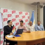 Presentación oficial de la Expo Vinos y Sabores en Santa Fe, con autoridades y organizadores anunciando la nueva edición del evento en Laguna Paiva