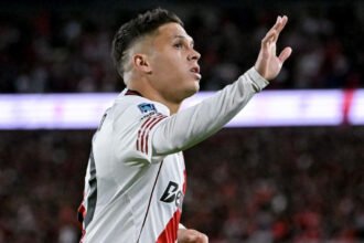 Juan Fernando Quintero durante un partido con la camiseta de River Plate. Foto de archivo.