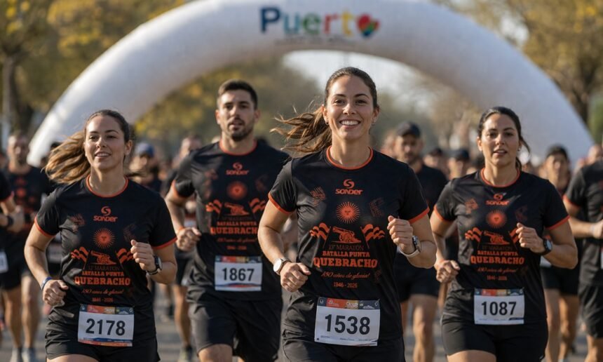 La pasión por correr vuelve a sentirse en cada paso: así se vive la edición 2026 de la Maratón Batalla Punta Quebracho.