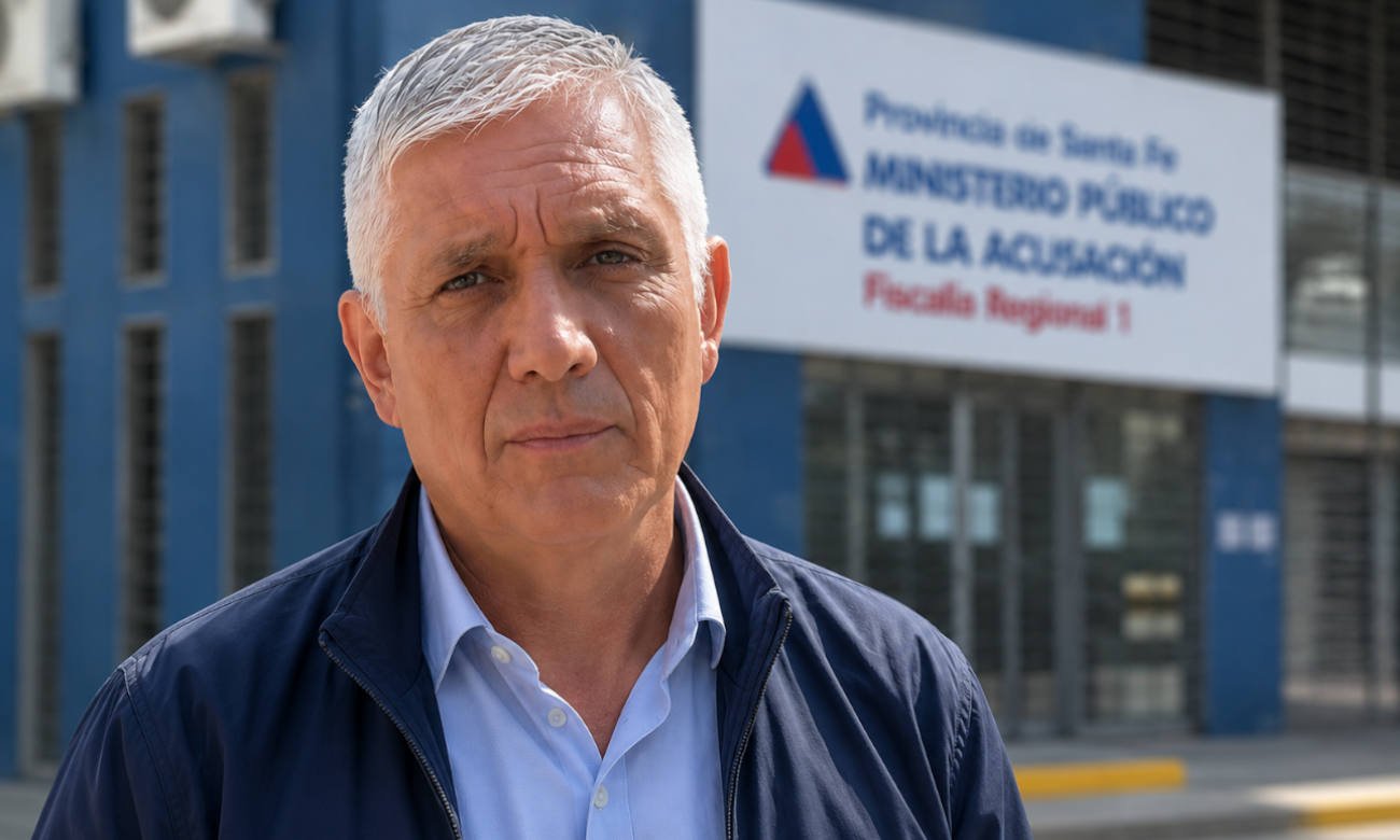 Mario Papaleo tras ampliar la denuncia en el Ministerio Público de la Acusación por los incidentes ocurridos en el obrador municipal de Sauce Viejo.