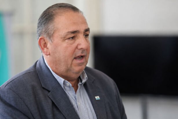 Juan Pablo Poletti durante una actividad oficial en la ciudad de Santa Fe. Foto de archivo.