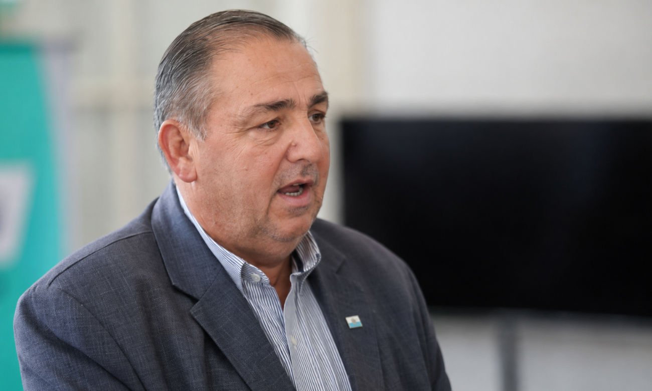 Juan Pablo Poletti durante una actividad oficial en la ciudad de Santa Fe. Foto de archivo.