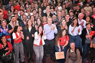 Referentes del socialismo santafesino en un encuentro partidario provincial. Foto: archivo.