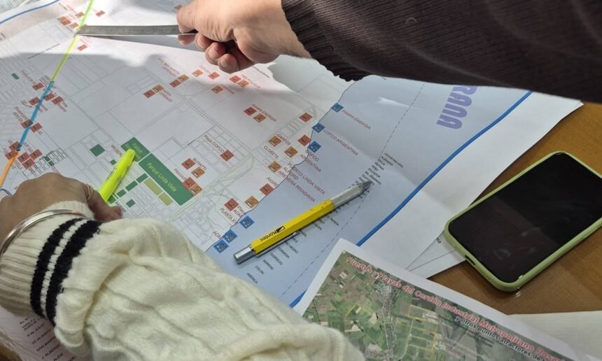 Funcionarios y organismos de seguridad avanzaron en la coordinación del tránsito por el inicio de las obras sobre la Ruta Nacional 11. Foto: Prensa Puerto General San Martín.