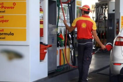 Surtidores de combustibles en una estación de servicio de la ciudad de Santa Fe. Foto de archivo.
