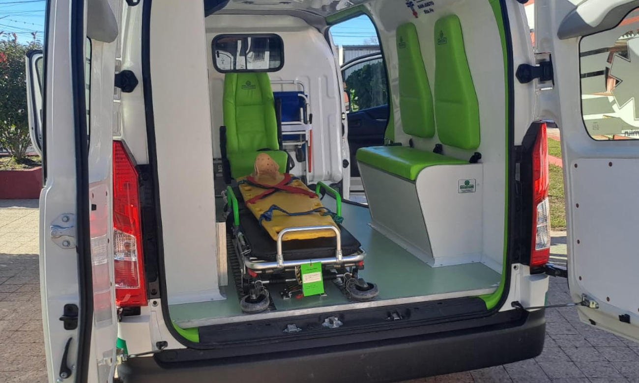 La nueva ambulancia incorporada al SAMCo de San Justo reforzará la atención de emergencias y los traslados sanitarios.
