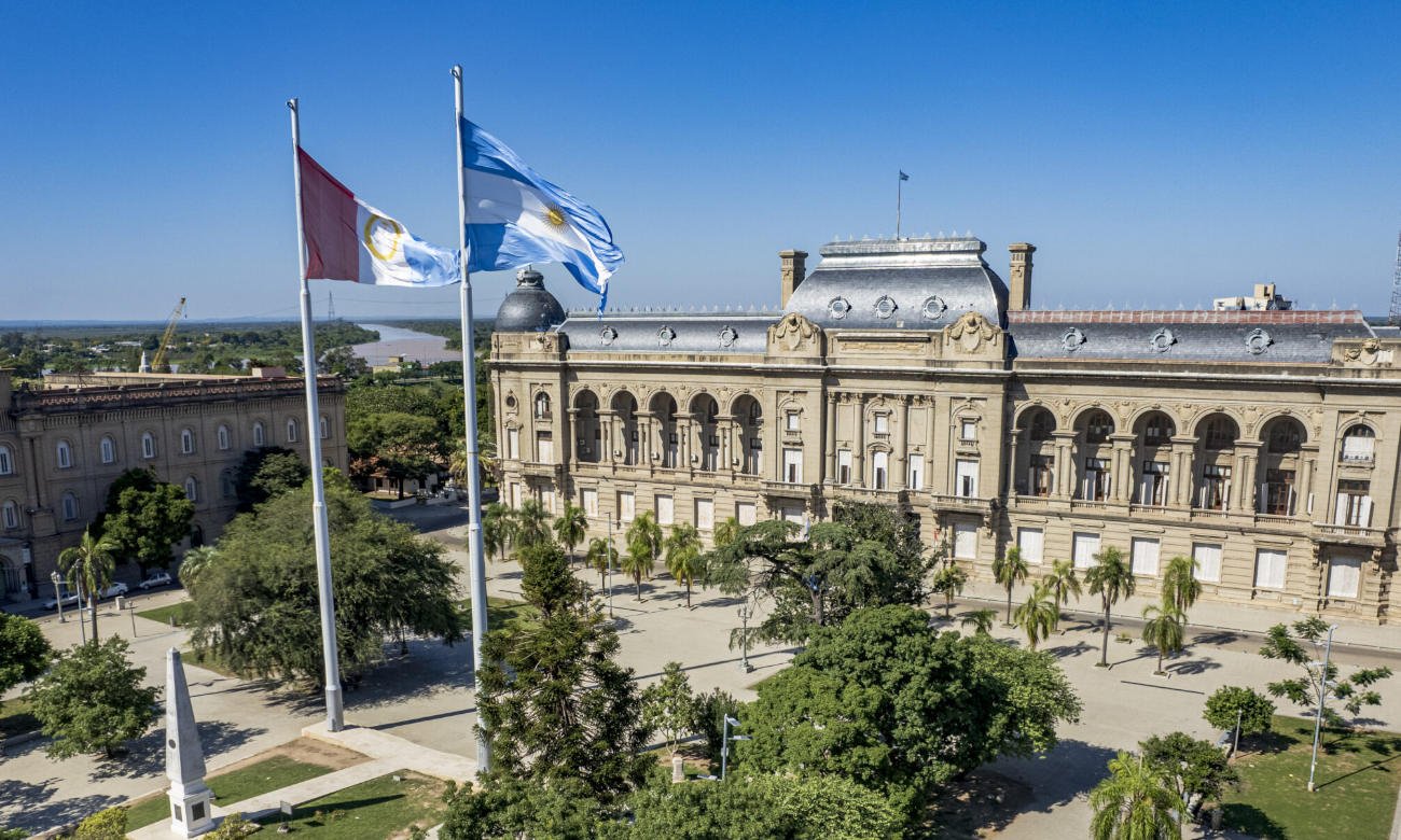 La Casa de Gobierno de la provincia de Santa Fe, en una imagen de archivo.