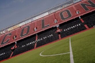 Estadio Brigadier Estanislao López, escenario habitual de los partidos de Colón en la ciudad de Santa Fe. Foto de archivo.
