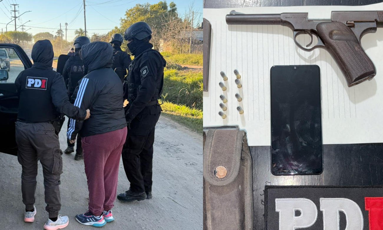 Agentes de la PDI llevaron adelante allanamientos en el norte de la ciudad de Santa Fe por una investigación por tenencia indebida de armas de fuego.