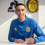 Ángel Di María oficializa la extensión de su contrato con Rosario Central.