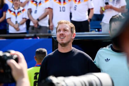 Julian Nagelsmann durante un partido al frente de la selección de Alemania. Foto de archivo.