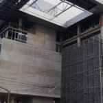 Vista de las obras del nuevo Anexo del Palacio de Justicia de Santa Fe, una infraestructura clave para la reorganización de dependencias judiciales. Foto de archivo.