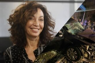Ernestina Pais durante una presentación pública. La periodista y conductora desarrolló una extensa trayectoria en la televisión y la radio argentina.