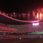 Foto de archivo del Estadio Azteca, uno de los escenarios más emblemáticos del fútbol mundial, ubicado en Ciudad de México.
