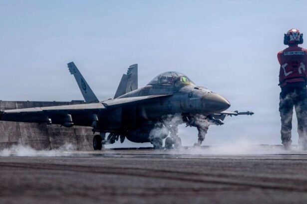 Avión de la Fuerza Aérea de Estados Unidos durante una operación de rutina. Imagen de archivo utilizada con fines ilustrativos.