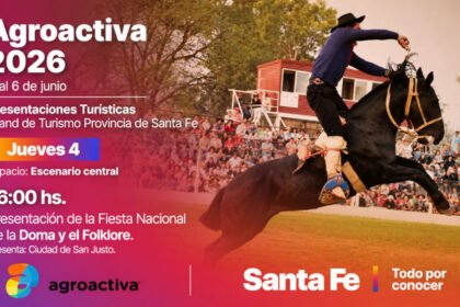 La Fiesta Nacional de la Doma y el Folklore de San Justo será presentada oficialmente en AgroActiva 2026, una de las exposiciones agropecuarias más importantes de Argentina, en el marco de las acciones de promoción turística impulsadas por la Provincia de Santa Fe.