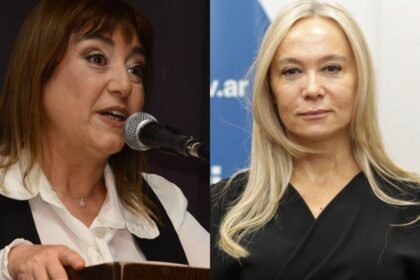 Estrella Jorgelina Moreno Robinson y María Cecilia Vranicich, titulares del Ministerio Público de la Defensa y del Ministerio Público de la Acusación de Santa Fe. Foto de archivo.