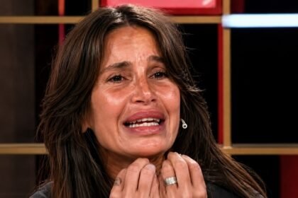 Florencia Peña en una participación televisiva marcada por un momento de fuerte carga emocional. Foto de archivo.