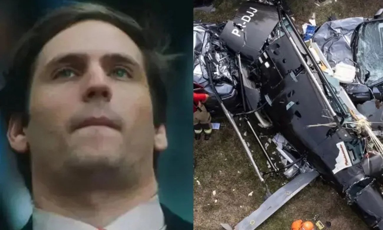 Restos de las aeronaves involucradas en el accidente ocurrido en Recreio dos Bandeirantes, Río de Janeiro, donde murieron seis personas, entre ellas el influencer argentino Gaspi.