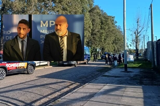 Personal policial y judicial trabajó en la vivienda de General Lagos donde fueron hallados sin vida un hombre y sus dos hijos durante la investigación del caso.
