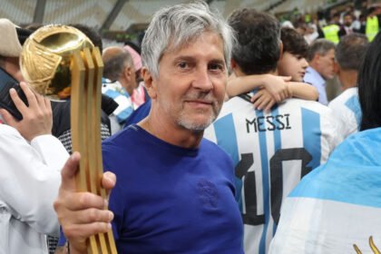Jorge Messi, una de las figuras más importantes en la vida y carrera del capitán argentino. Foto de archivo tomada durante el Mundial de Qatar 2022.