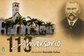 Flyer difundido por la Municipalidad de Laguna Paiva con el cronograma de actividades previstas para la Fiesta Patronal y la conmemoración del 113° aniversario de la ciudad. Foto: Municipalidad de Laguna Paiva.