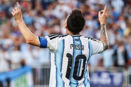 Lionel Messi celebra uno de sus goles con la Selección Argentina durante el Mundial 2026, en una jornada histórica que amplió su récord goleador en las Copas del Mundo.