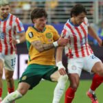 Jugadores de Paraguay durante el empate ante Australia por la fase de grupos del Mundial 2026. Foto de archivo.