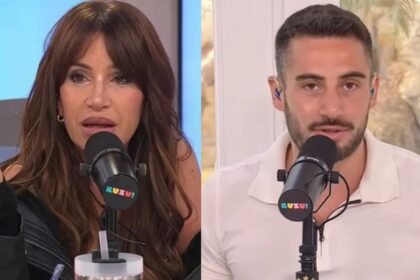 Florencia Peña y Nicolás Occhiato en una imagen de archivo correspondiente a su etapa de trabajo en Luzu TV.