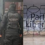Personal policial interviene tras un incidente ocurrido frente a un local de La Libertad Avanza en Rosario.